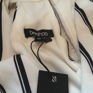 Brand NWT Boohoo Striped Romper